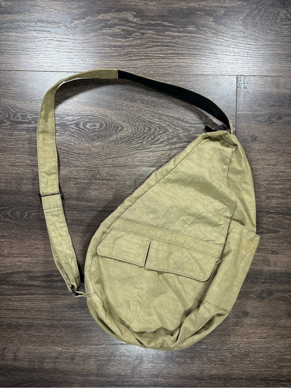 AmeriBag Olive Green Crossbody Sling Bag